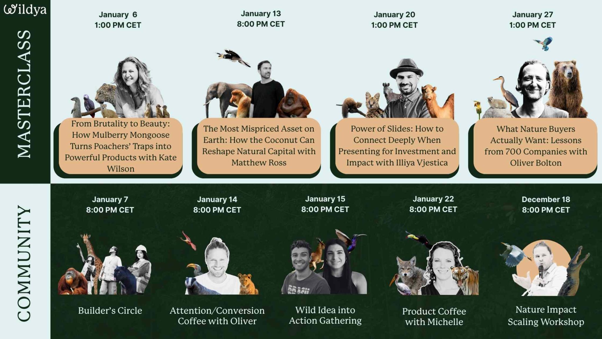 Online events for ecopreneurs: Save the dates - January 2026